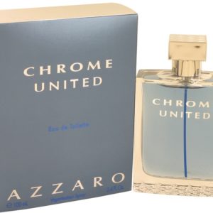 Chrome United by Azzaro Eau De Toilette Spray 100ml for Men